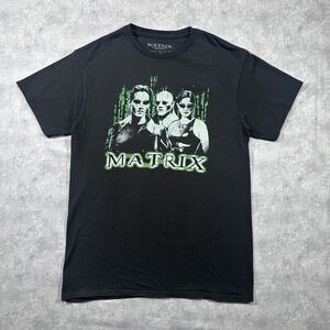 Matrix Officially Licensed Black Mens M Black Graphic Character Shirt